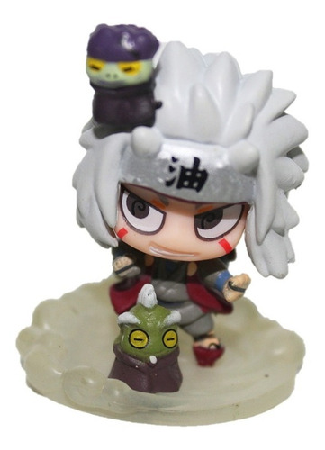 Naruto Itachi Jiraiya Kakashi Anime Pvc Mini Figuras