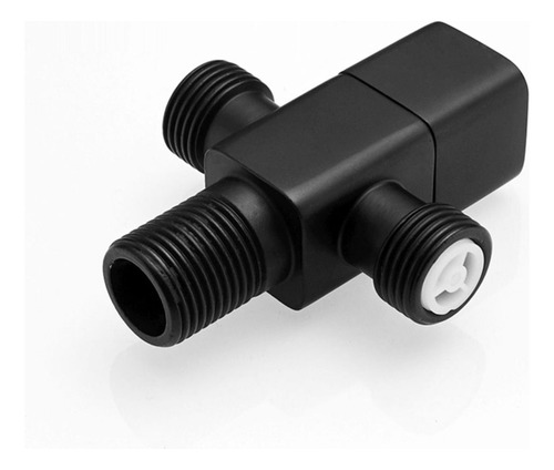 Válvula Triangular De Latón Negro Mate Válvula De Control De