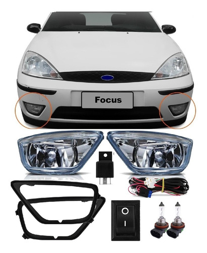 Kit Farol De Milha Neblina Auxiliar Ford Focus 2004 Á 2008