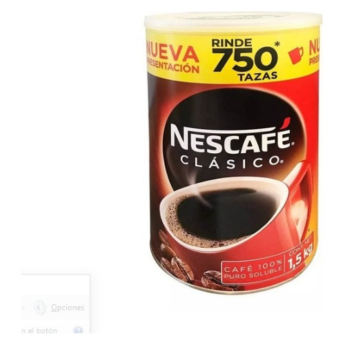 Nescafe Clasico Puro Soluble Cafe 1.5kg Msi