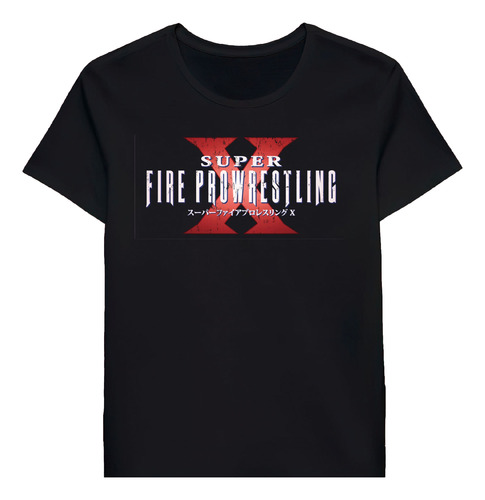 Remera Super Fire Pro Wrestling X V2 Vintage 24294770