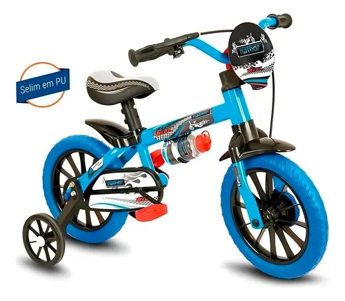 Bicicleta Infantil Nathor Aro 12 Menino Veloz De 2 A 5 Anos Cor A...
