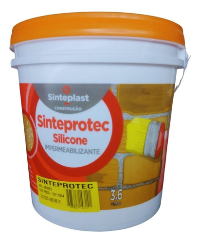 Silicone Ipermeabilizante Proteção De Superfícies 3,6l Cor Incolor