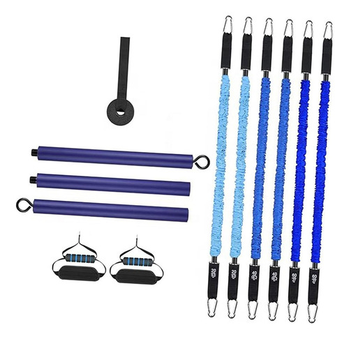 Kit De Barra De Pilates Con Bandas Elásticas De La Puerta