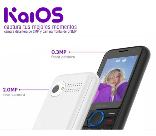 Imagen 3 de 9 de Celular 3g Ipro K24 Wifi Whatsapp Facebook Youtube Económico