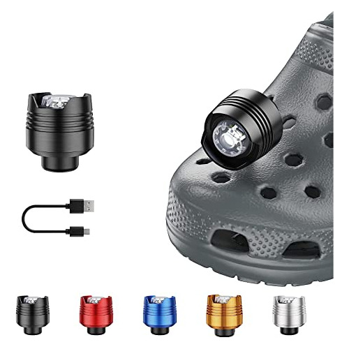 Faros Delanteros Recargables Para Crocs, 2 Unidades, Luces P