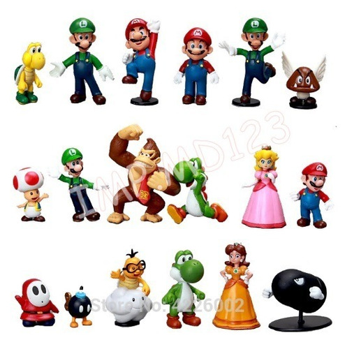 Mario Bros Set Figuritas - Oferta!!