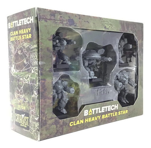 Catalyst Game Labs Battletech Clan Heavy Battle Star, Gris