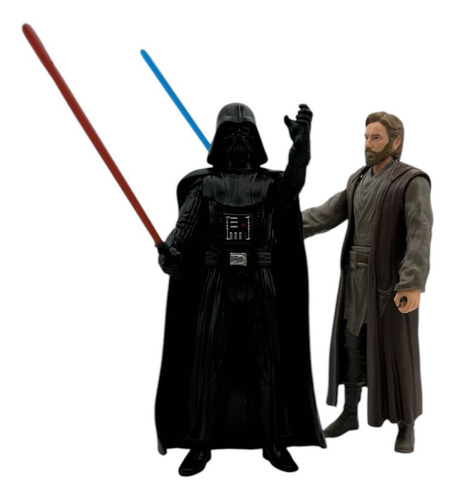 Figuras Darth Vader Y Obi Wan Kenobi Star Wars Episodio 6