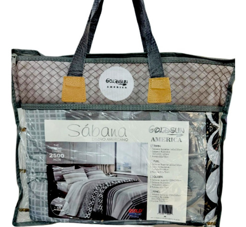 Sábanas Queen Size 2500 Hilos Goldensun Premium Coral Claro Estampado