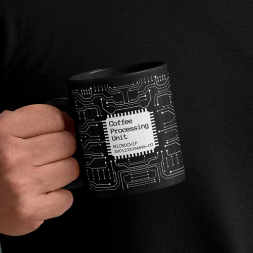 Caneca Cpu Coffee Processing Unit