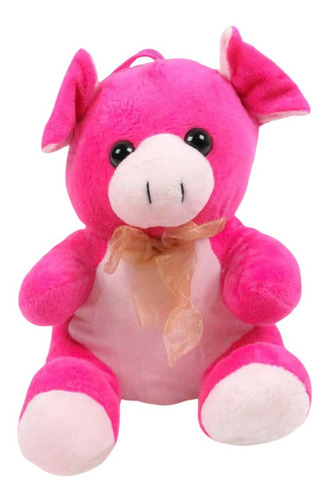 Peluche Animalitos Zoo Chico 20 Cm Cochinito Rosa