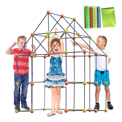 Edificios Castillos Túneles Carpas Kit Diy 3d Juguetes