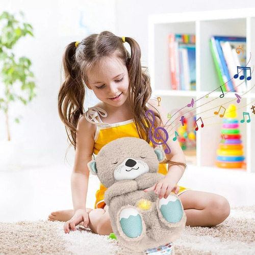 2pcs Koala And Otter Plush Toys Breath Relief Anxiety Gray C
