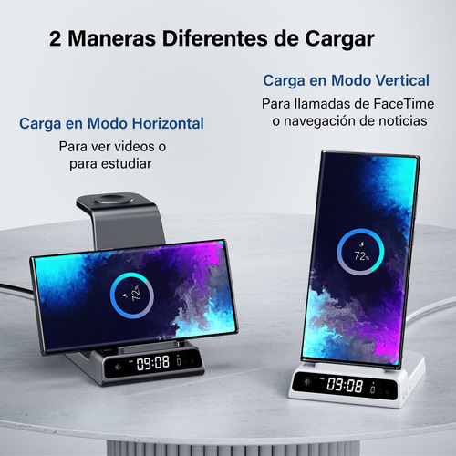 Cargador de pared rapido Phelinta XF-C01 USB-C negro con cable de 150 cm proteccion contra sobrecarga