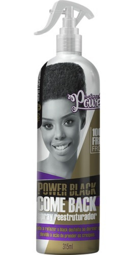 Soul Power Spray Reestructuradora Power Black.315ml