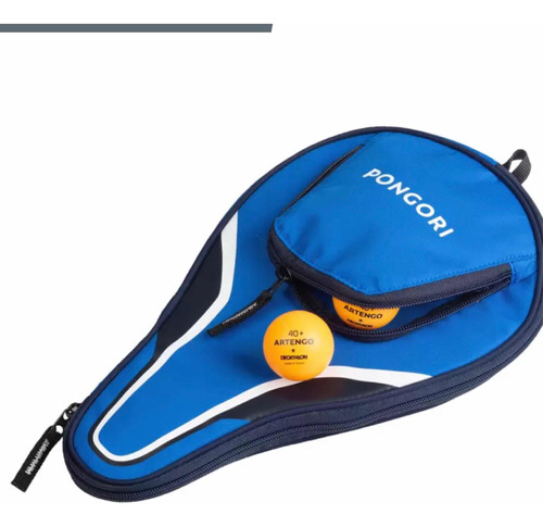 Estuche Para Raqueta De Ping-pong Pongori Ttc 130 Azul