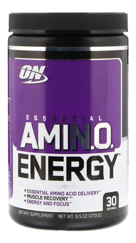 Amino Energy 30 Tomas 270 Gr Optimum Nutrition Usa Importado