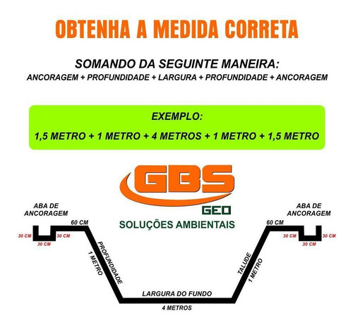Imagem 4 de 6 de Lona Manta Geomembrana 0,5mm Tanques Lagos Peixe 11 X 7