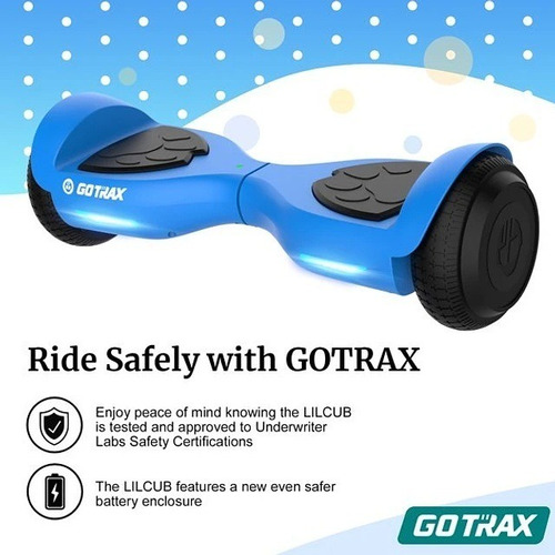 Hoverboard Para Niños Gotrax Lil Cub Rango De 2.5 Millas 6.1