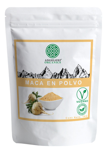 Maca En Polvo 1kg Energia Pura Para Adelgazar 100% Natural