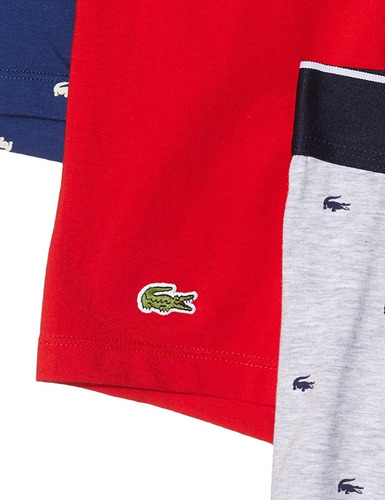 Boxer Pack X3 Lacoste Trunks Underwear Hombre