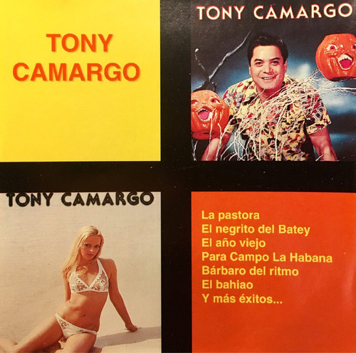 Cd Tony Camargo La Pastora - Bmg