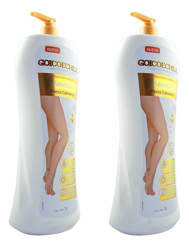 Crema Goicoechea Árnica Efecto Calmante 2pz. De 1 Lt C/u