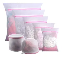 Comprar Set De 7 Bolsas De Malla Para Lavar Ropa Delicada Lavanderia