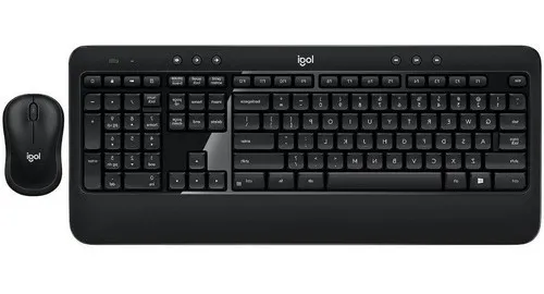 Kit Teclado E Mouse Logitech Advanced Mk540