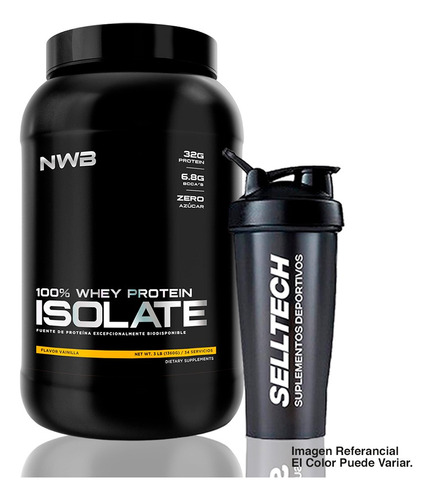 Proteína Nwb Isolate 3lb Vainilla + Shaker