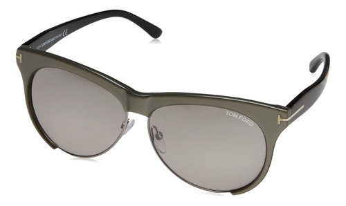 Tom Ford Leona Anteojos De Sol Para Mujer, Lentes Marrones E