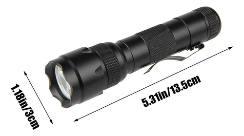 Linterna De Luz Fuerte De 1200 Lúmenes Tipo C, Funda De Carg