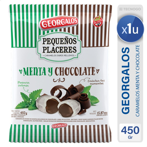 Caramelos Georgalos Menta Y Chocolate Pequeños Placeres 