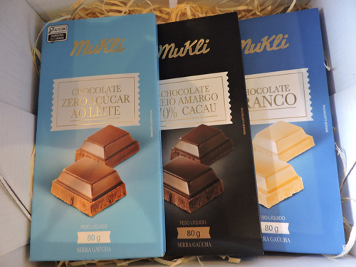 Cesta Presente  - Kit Chocolates Mukli