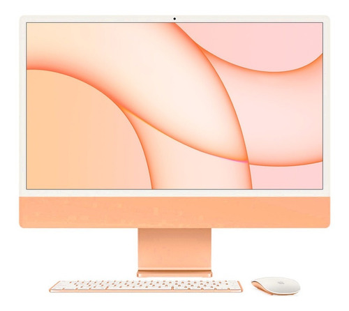 Apple iMac 23.5 Retina 4k M1 256gb 8gb Naranja Bajo Pedido