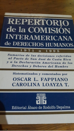 Repertorio De Derechos Humanos Fappiano 260