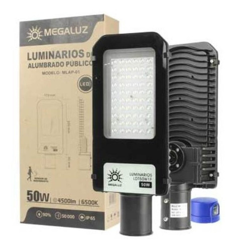 9 Lamparas Led Urbana Exterior Ip65 Fotocelda 50 W 500 W C8s