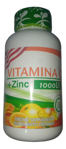 Vitamina C+ Zinc 1000ui - Unidad a $380