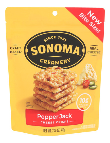 Sonomacrea Jack De Pimienta De Queso Crisp 2.25 Oz