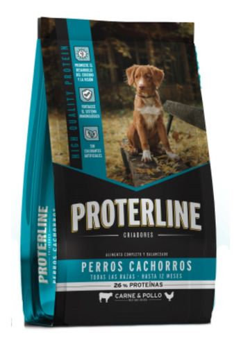 Alimento Proterline Adulto Proterline Criadores para perro adulto todos los tamaños sabor carne y pollo en bolsa de 15kg