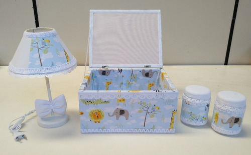 Imagem 2 de 3 de Kit Higiene Farmacinha Para Bebê 4 Peças