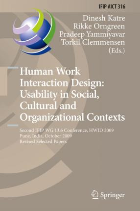 Libro Human Work Interaction Design: Usability In Social,...