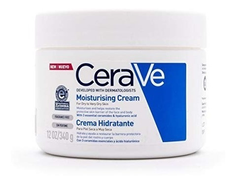 Cerave Crema Hidratante Pote X 340 Ml