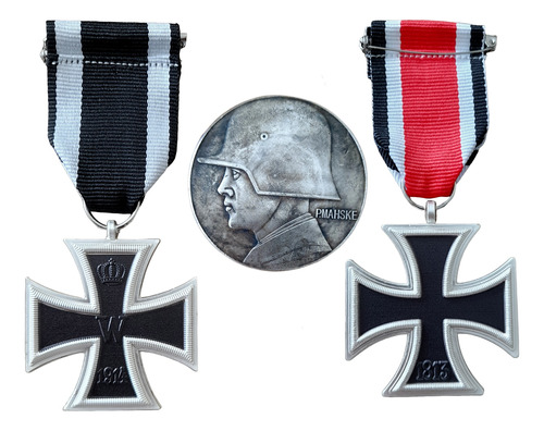 X2 Medalla Cruz De Hierro De Alemania Primera Guerra Mundial