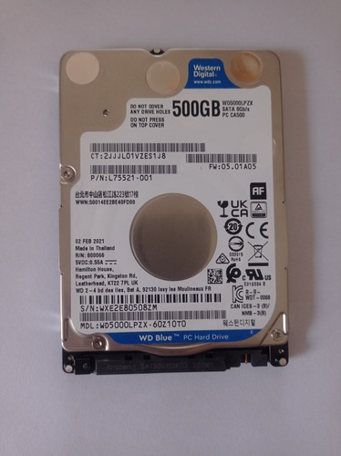 Disco Duro De 500gb Para Laptop