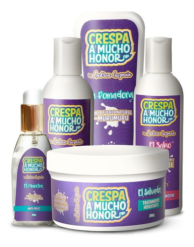 Kit Completo ( 5 Productos ) - De Crespa A Mucho Honor