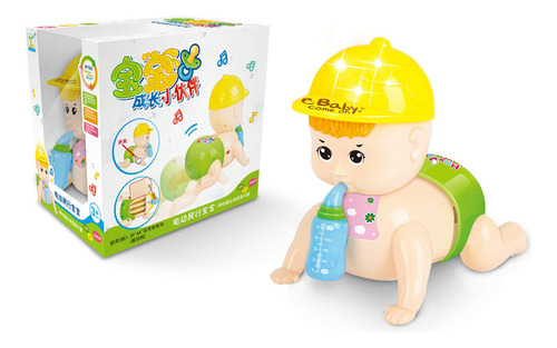 Rompecabezas Infantil Botella Eléctrica Muñeca Gateadora