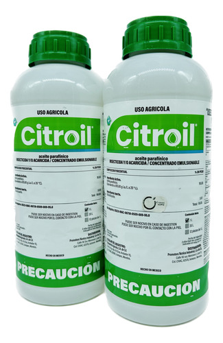 Citroil Insecticida Acaricida Orgánico Aceite Parafinico 2 L