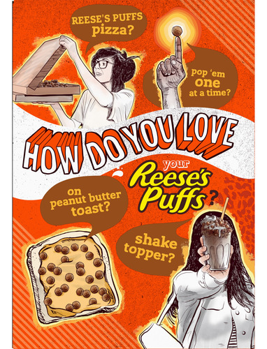 Reeses Puffs Cereal 822g | Chocolate Cacahuate Crujiente 2pz